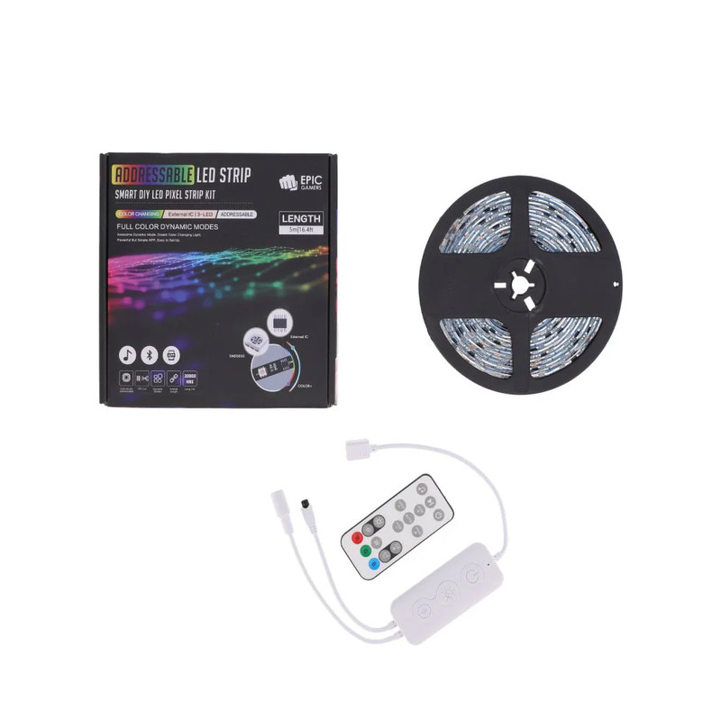 Epic Gamers Addressable RGB LED Strip V2 - 5 Meters - إضاءة